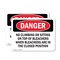 Signmission No Climbing Or Sitting On Top Of Bleachers, 10 in W x Rectangle, Plastic OS-2PACK-DS-P-710-L-2104 - alternate 1